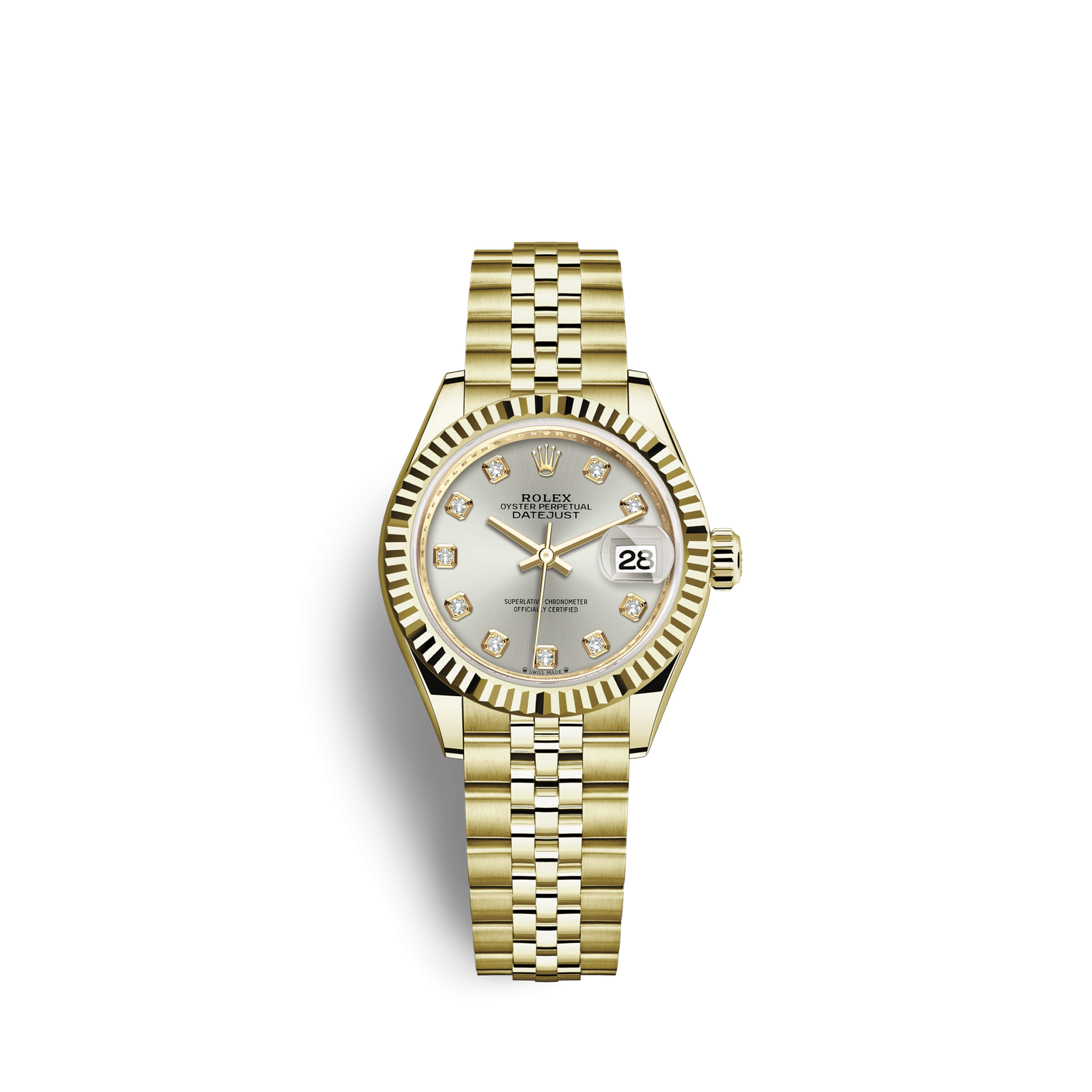 Rolex Lady-Datejust Oyster 28 mm yellow gold 279178-0016 New (Pre-order)
