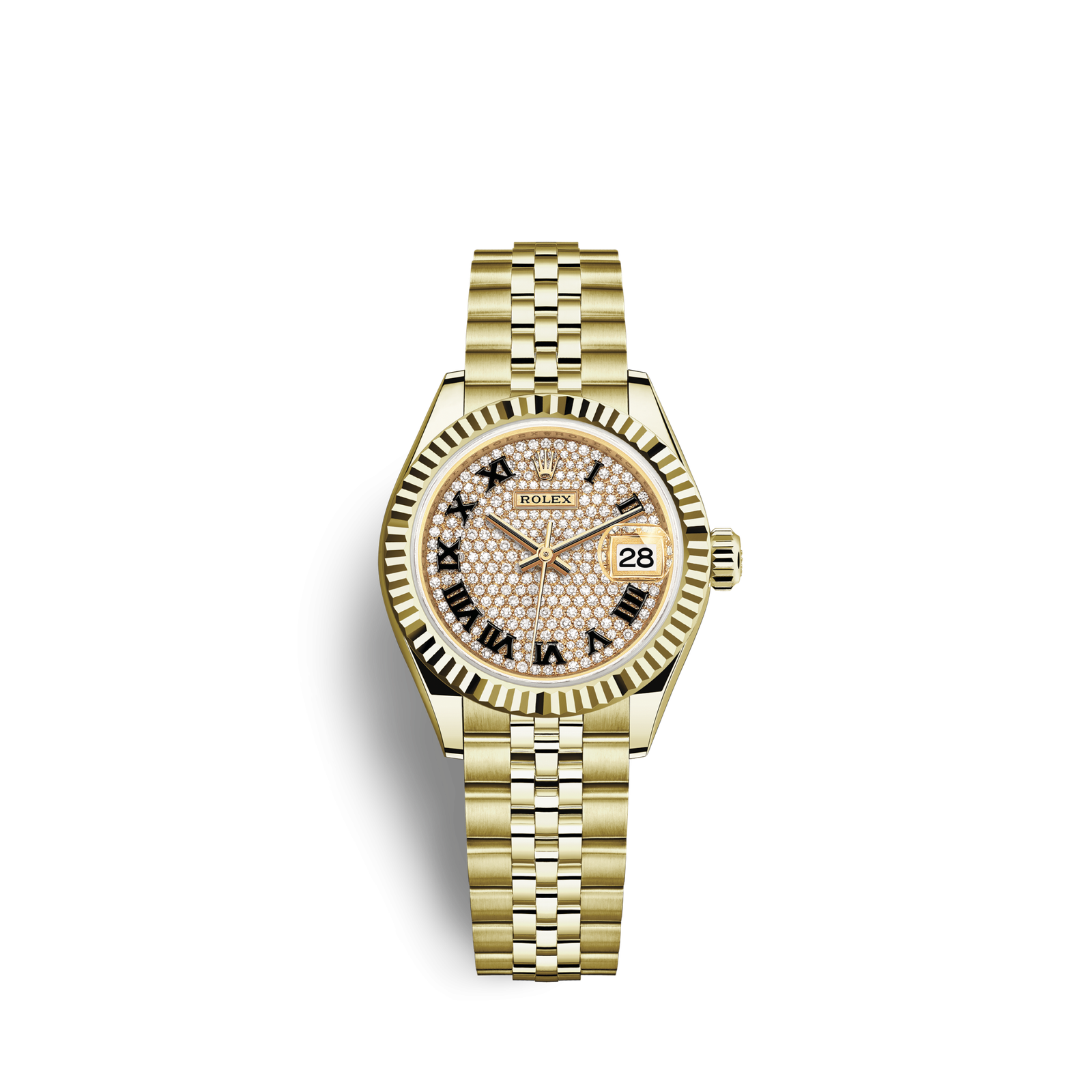 Rolex Lady-Datejust Oyster 28 mm yellow gold 279178-0032 New (Pre-order)