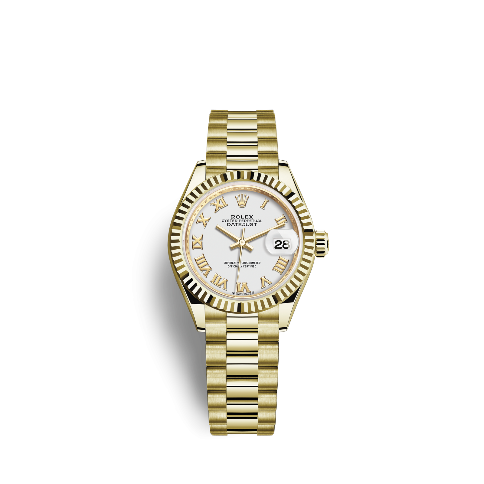 Rolex Lady-Datejust Oyster 28 mm yellow gold 279178-0029 New (Pre-order)