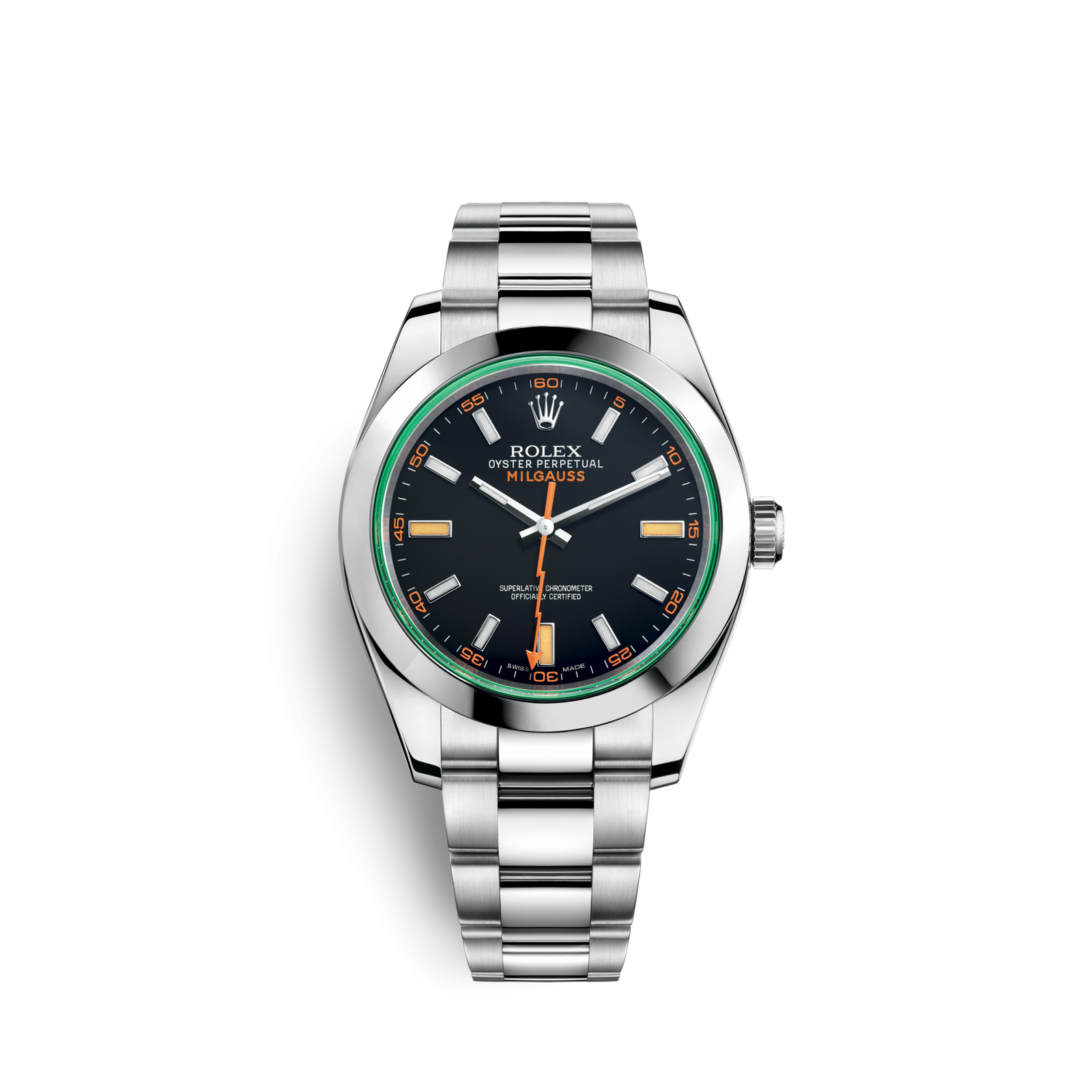 Rolex Milgauss Oyster 40 mm Oystersteel 116400GV-0001 New (Pre-order)