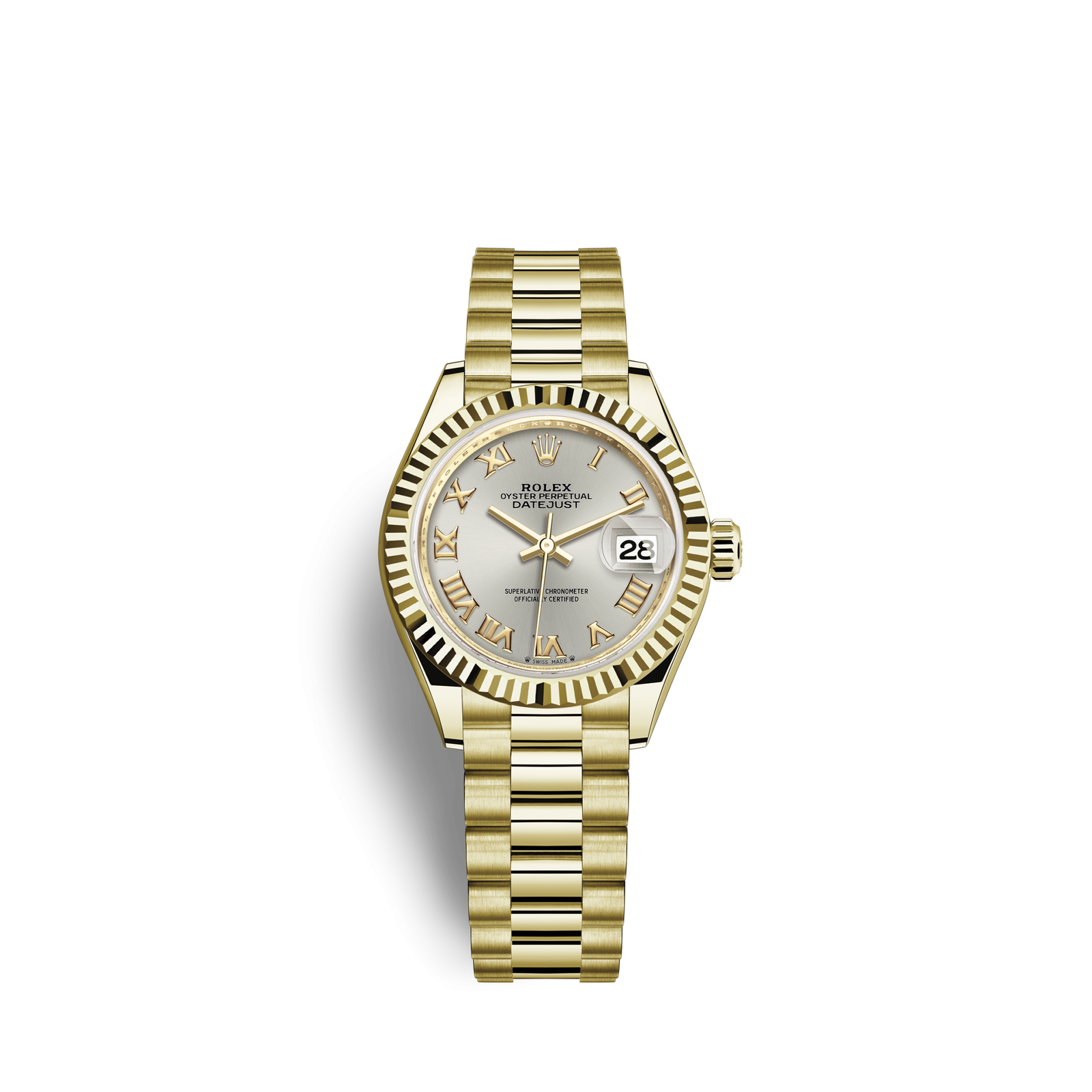 Rolex Lady-Datejust Oyster 28 mm yellow gold 279178-0020 New (Pre-order)